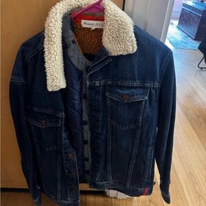 Madewell x Kule Sherpa Lined Denim Jacket